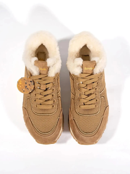 Кроссовки женские Barracuda BD1611BM/knit/suede/bisco